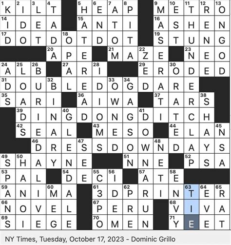 The Crossword Solver find answers to clues found in the New York Times Crossword, USA Today Crossword, LA Times Crossword, Daily Celebrity Crossword, The Guardian, the Daily Mirror, Coffee Break puzzles, Telegraph crosswords and many other popular crossword puzzles. . Anthony daniels sci fi role crossword clue